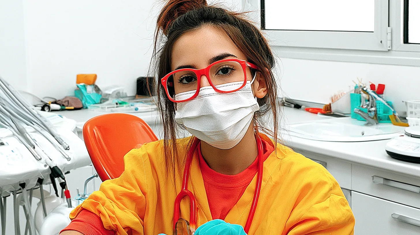 Zahnmedizinstudent arbeitet als Assistenz am Behandlungsstuhl – Geld verdienen im Zahnmedizinstudium: realistische Nebenjobs