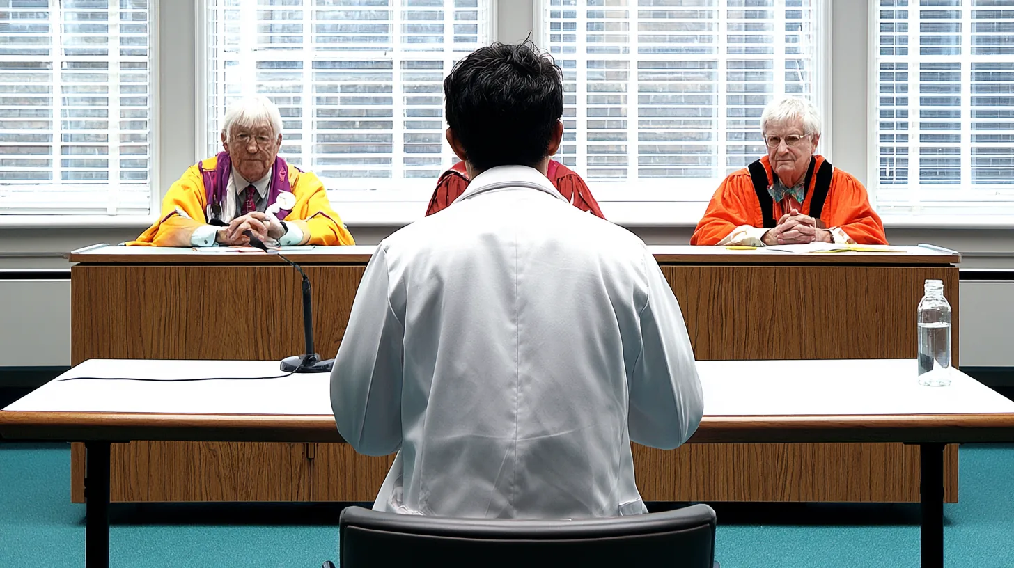 Mündliche Prüfung vor einem Professoren-Gremium – Das Staatsexamen