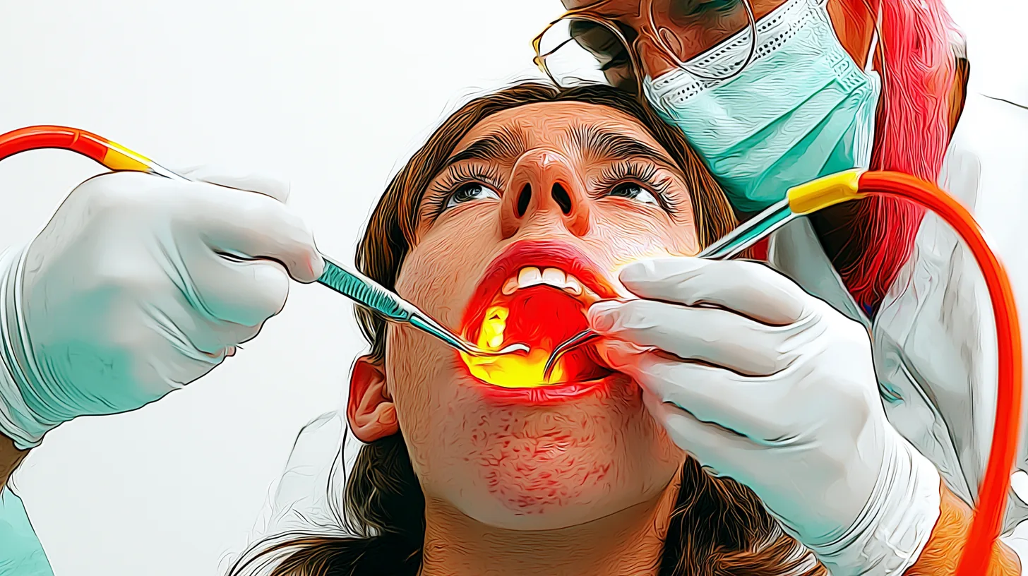 Oralchirurg entfernt vorsichtig einen Weisheitszahn – Was macht ein Oralchirurg?