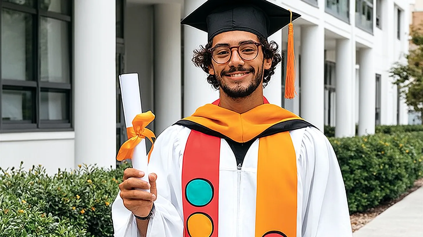 Absolvent mit Fachabitur hält sein Abschlusszeugnis in der Hand – Zahnmedizin mit Fachabi studieren?