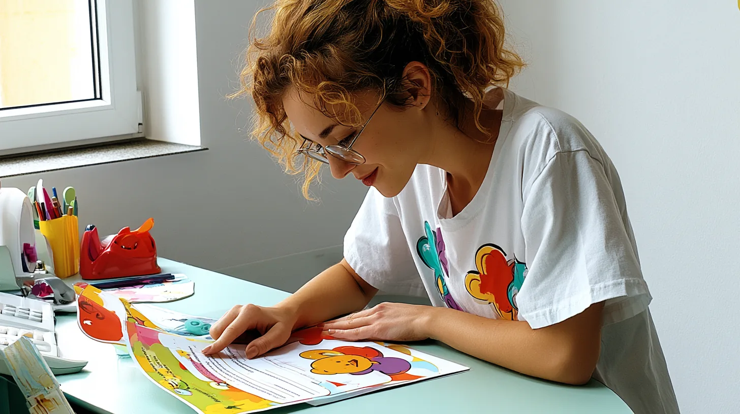 Ausgebildete ZFA liest sich in Weiterbildungsunterlagen ein – Zahnmedizin ohne Abitur studieren