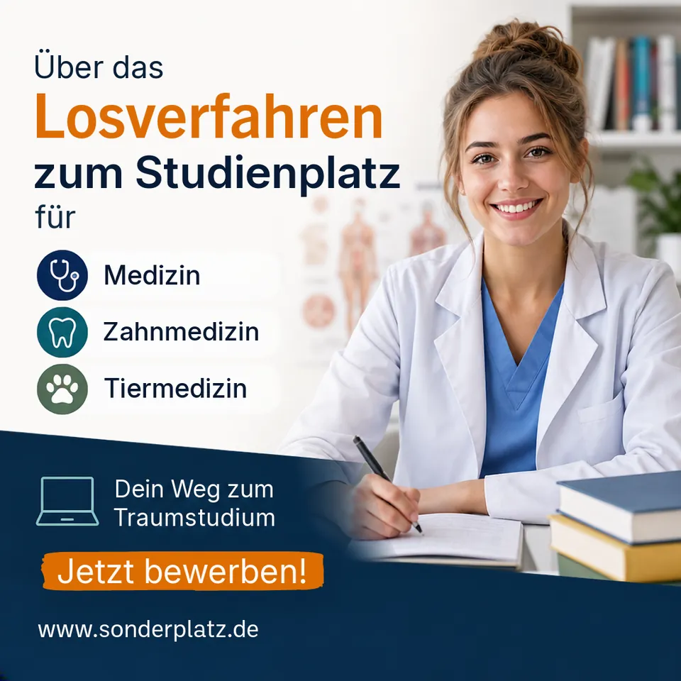 Sonderplatz.de: Über das Losverfahren zum Studienplatz für Medizin, Zahnmedizin und Tiermedizin