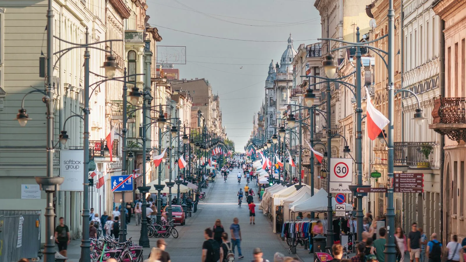 Stadtansicht von Łódź – Zahnmedizinstudium in Łódź