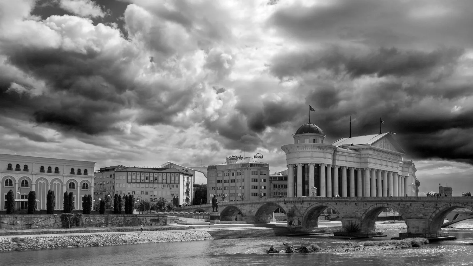 Stadtansicht von Skopje – Zahnmedizinstudium in Skopje