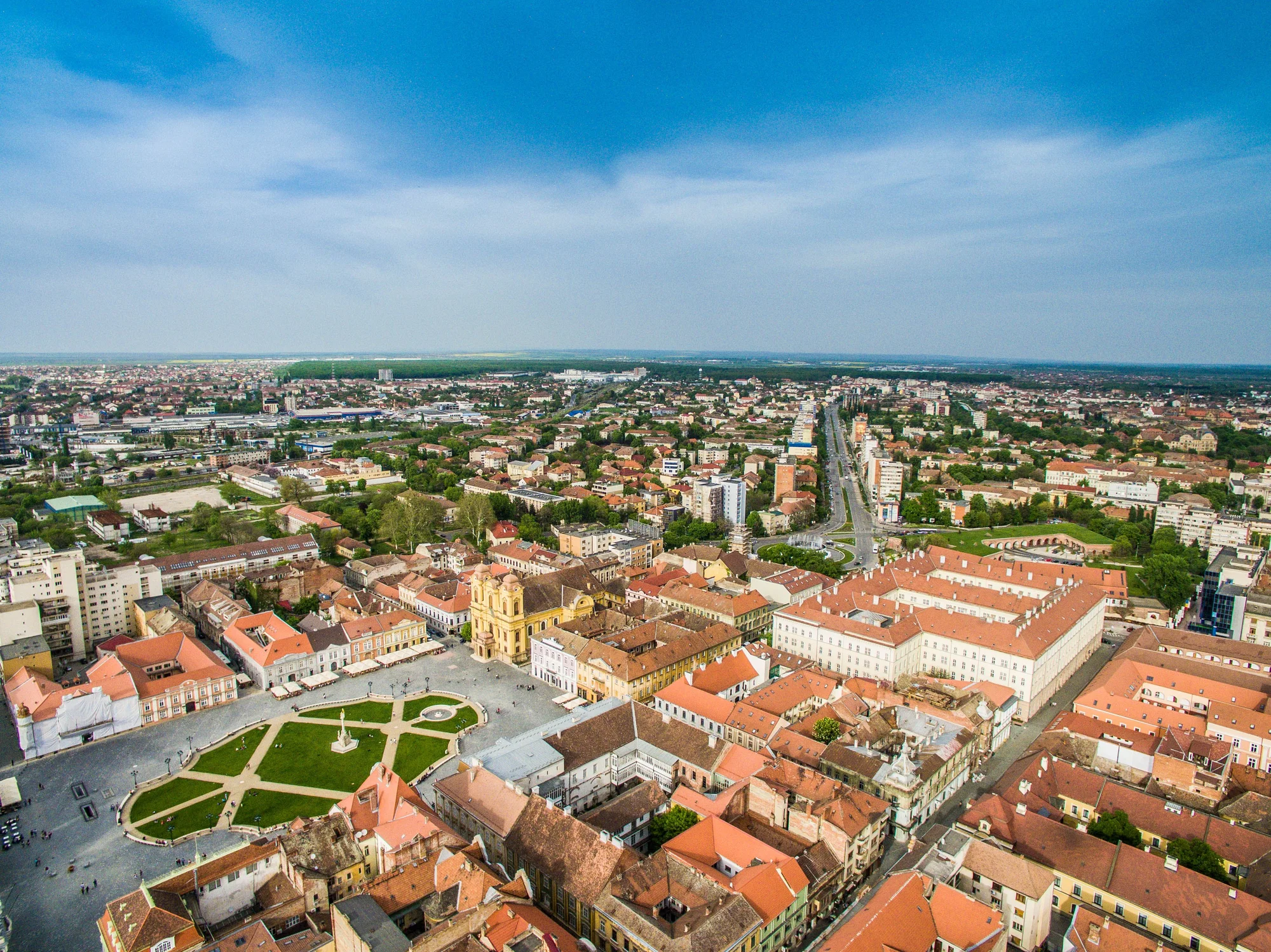 Stadtansicht von Timișoara – Zahnmedizinstudium in Timișoara